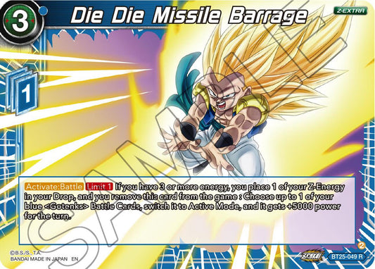 Die Die Missile Barrage