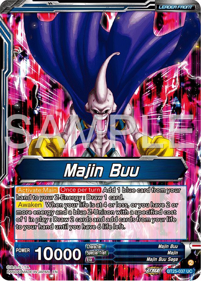 Majin Buu // Majin Buu, Shape-Shifter (SLR) (Back)