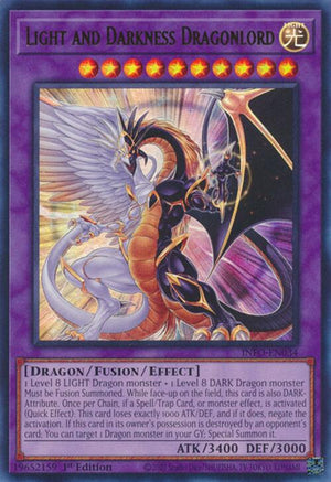 1st Edition Light and Darkness Dragonlord [INFO-EN034 Near Mint] Ultra Rare