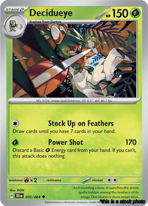 Uncommon Decidueye [005/064 Near Mint ]