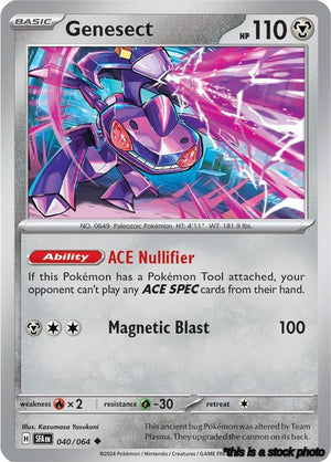 Uncommon Genesect [040/064 Near Mint ]