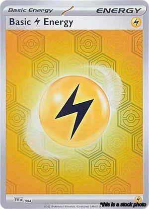 4 Basic Lightning Energy Common Reverse Holofoil