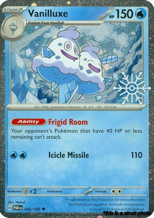 045/182 Vanilluxe (Holiday Calendar) Uncommon Holofoil