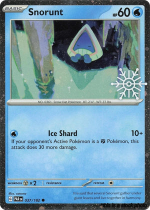 037/182 Snorunt (Holiday Calendar) Common Holofoil