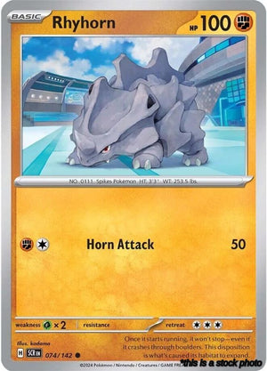 Normal Rhyhorn [074/142 Near Mint ]