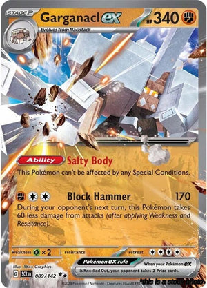 089/142 Garganacl ex Double Rare Holofoil