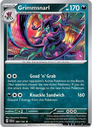 096/142 Grimmsnarl Rare Holofoil