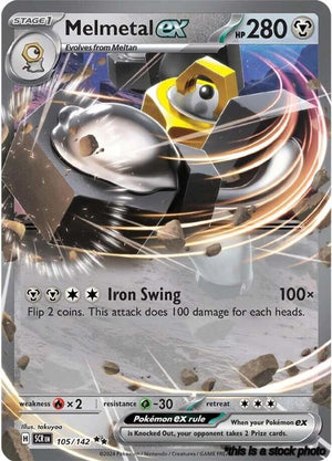 105/142 Melmetal ex Double Rare Holofoil