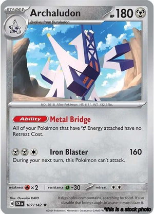 Rare Archaludon - 107/142 [107/142 Near Mint ]
