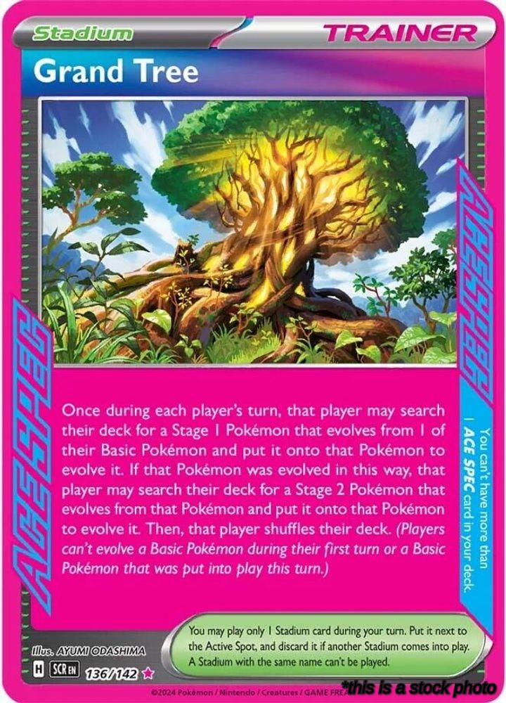 Holofoil Grand Tree [136/142 Lightly Played ]