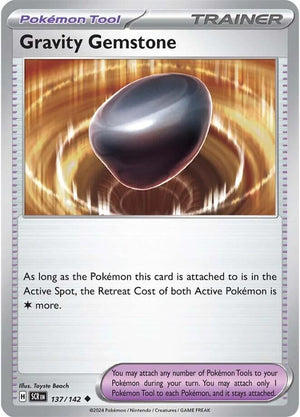 Uncommon Gravity Gemstone [137/142 Near Mint ]