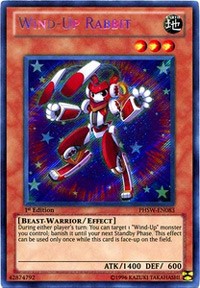 1st Edition Wind-Up Rabbit [PHSW-EN083 Near Mint] Secret Rare