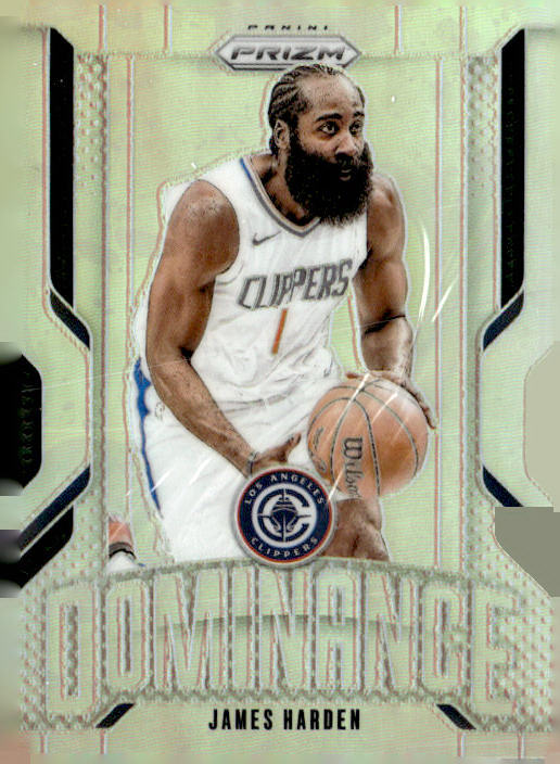 2024-25 Panini Prizm #8 James Harden Dominance Prizms Silver