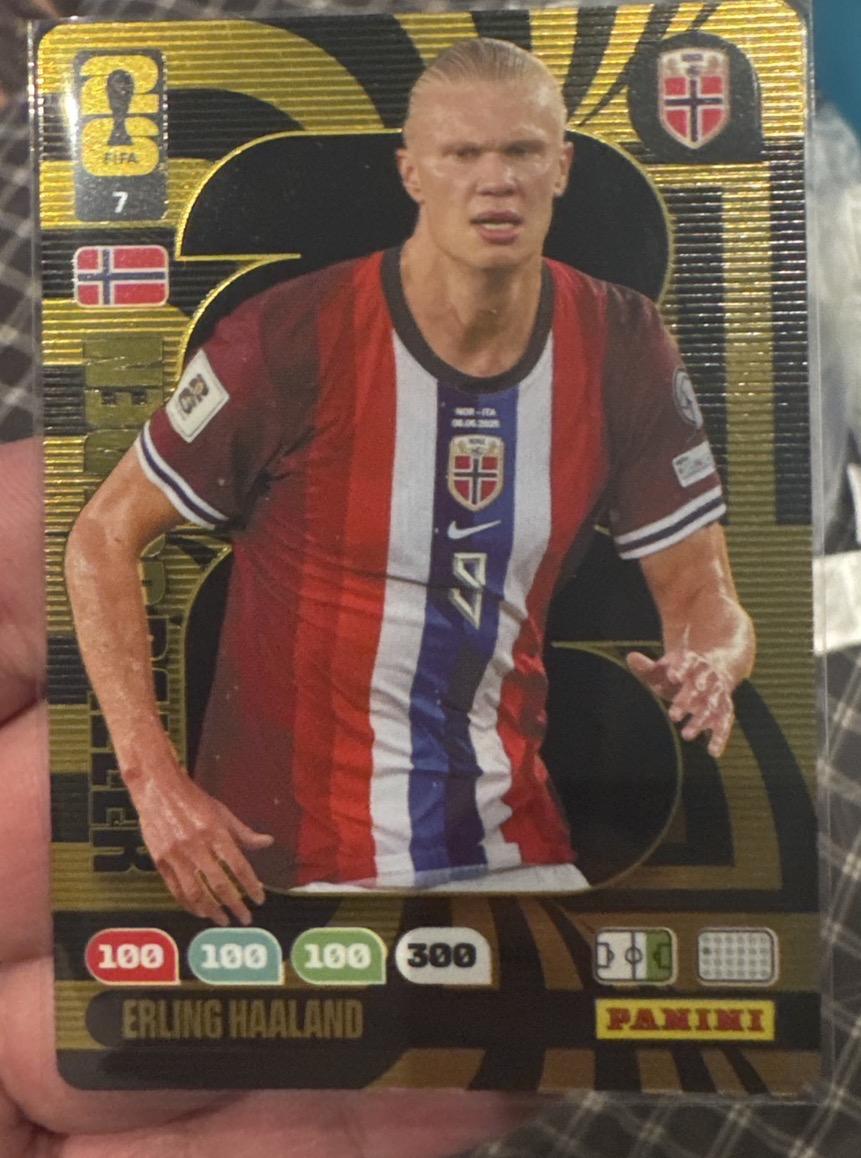 2026 Panini Adrenalyn XL FIFA World Cup #7 Erling Haaland
