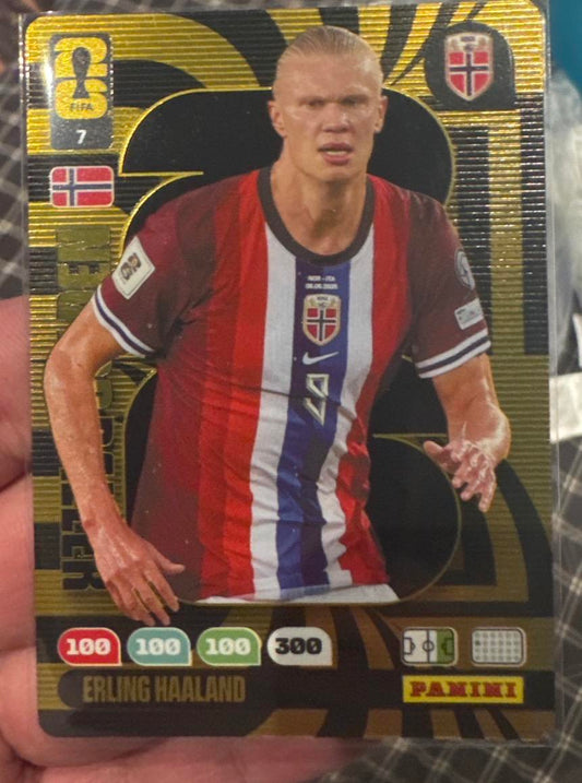 2026 Panini Adrenalyn XL FIFA World Cup #7 Erling Haaland