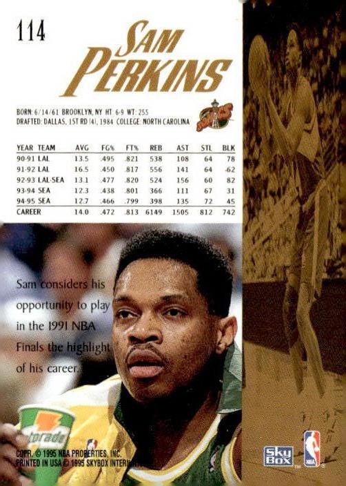1995-96 SkyBox Premium #114 Sam Perkins