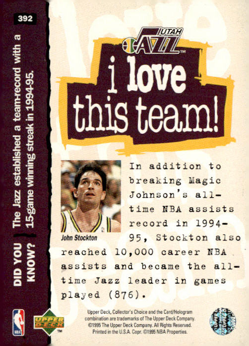 1995-96 Collector's Choice Spanish II #182 John Stockton
