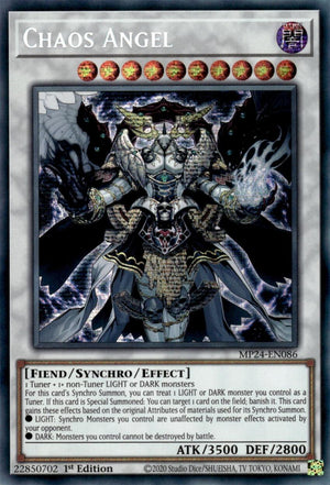 1st Edition Chaos Angel [MP24-EN086 Near Mint] Prismatic Secret Rare