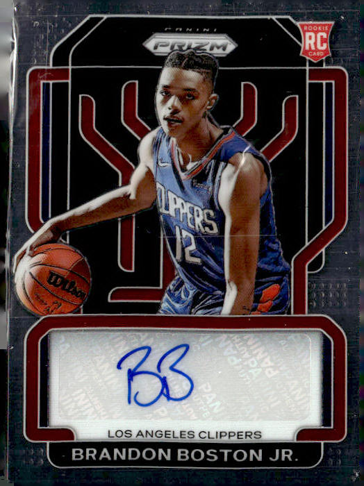 2021-22 Panini Prizm #RS-BRB Brandon Boston Jr. Rookie Signatures