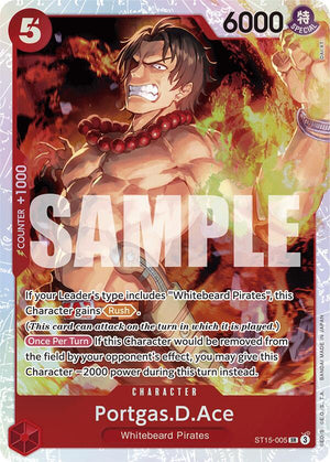 Portgas.D.Ace [ST15-005] Starter Deck 15: RED Edward.Newgate