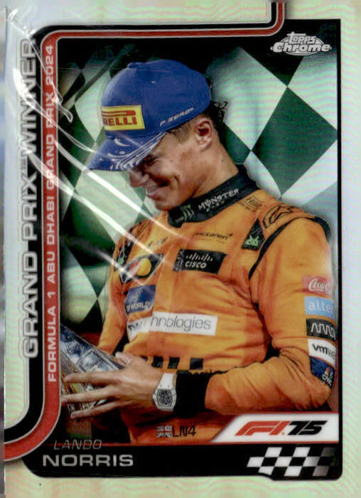 2025 Topps Chrome Formula 1 #116 Lando Norris Refractor