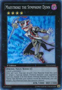 1st Edition Maestroke the Symphony Djinn [YS12-EN043 Lightly Played] Super Rare
