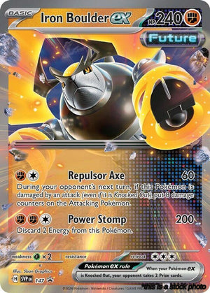 147 Iron Boulder ex Promo Holofoil