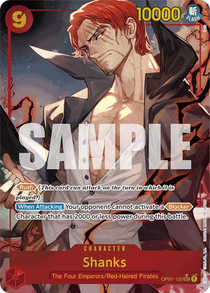 Shanks (OP01-120) (Alternate Art) [OP01-120] Premium Booster -The Best