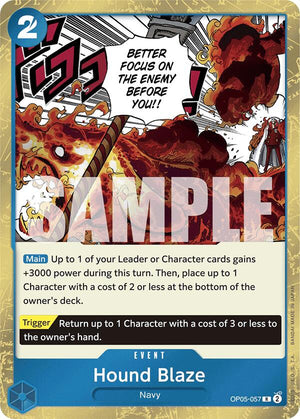 Hound Blaze (Jolly Roger Foil) [OP05-057] Premium Booster -The Best