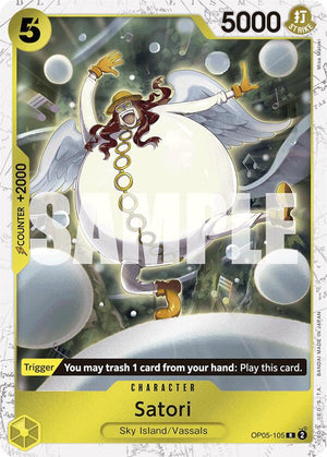 Satori (Jolly Roger Foil) [OP05-105] Premium Booster -The Best