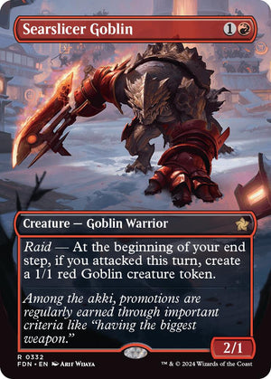 Searslicer Goblin (Borderless) [FDN/332] 2024 Magic: The Gathering