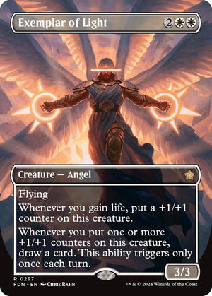 Exemplar of Light (Borderless) [FDN/297] 2024 Magic: The Gathering