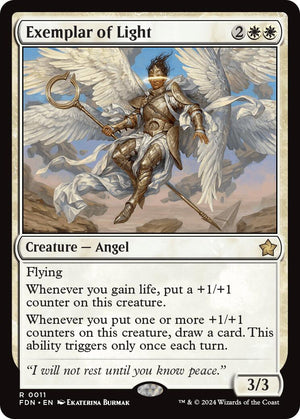 Exemplar of Light (0011) [FDN/11] 2024 Magic: The Gathering