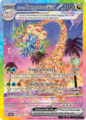 242/191 Alolan Exeggutor ex Special Illustration Rare Holofoil