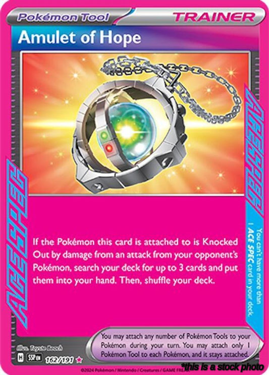 Holofoil Amulet of Hope [162/191 Near Mint ]