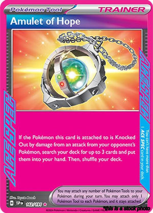 Holofoil Amulet of Hope [162/191 Lightly Played ]