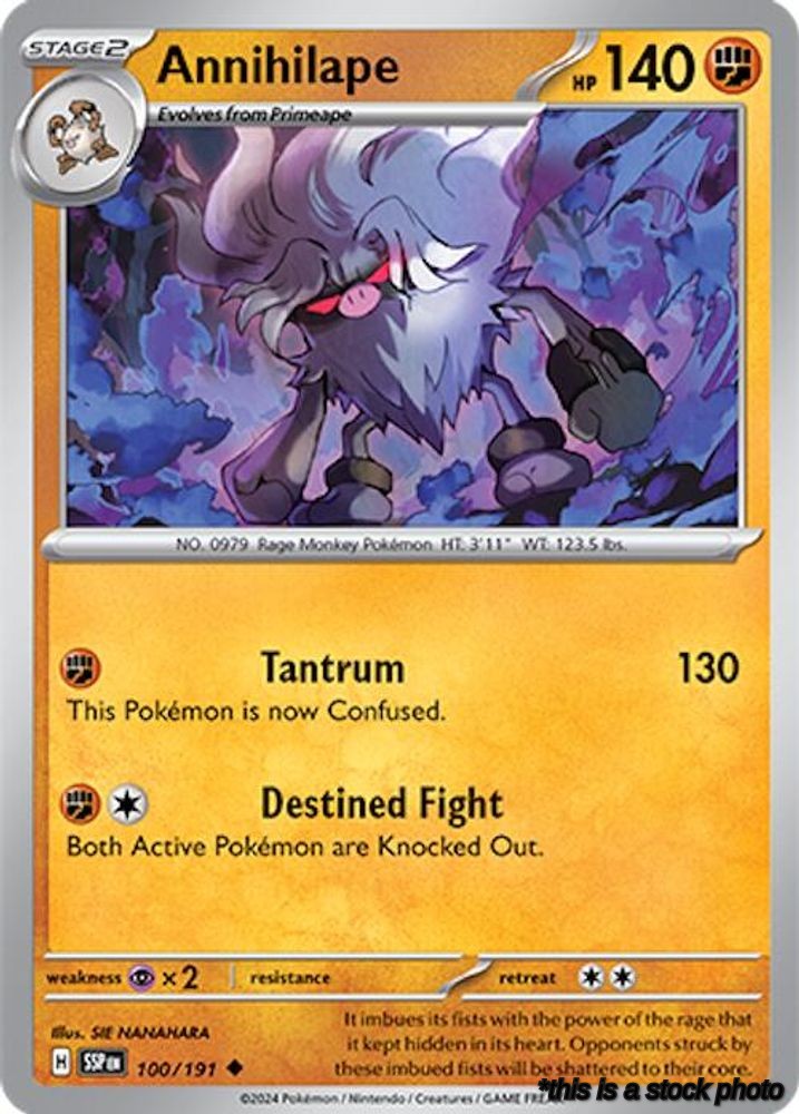100/191 Annihilape Uncommon Normal