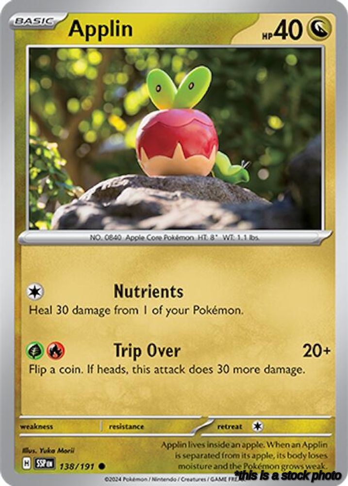 Common Applin [138/191 Near Mint ]
