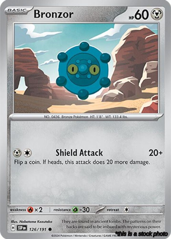 Reverse Holofoil Bronzor [126/191 Lightly Played ]