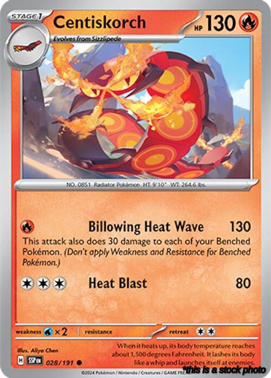 Common Centiskorch [028/191 Near Mint ]
