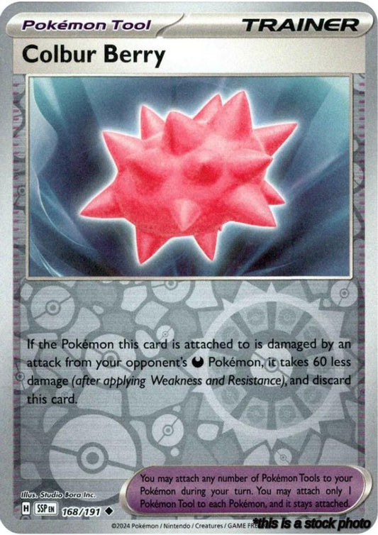168/191 Colbur Berry Uncommon Reverse Holofoil Lightly Played
