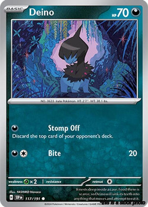 Normal Deino [117/191 Near Mint ]