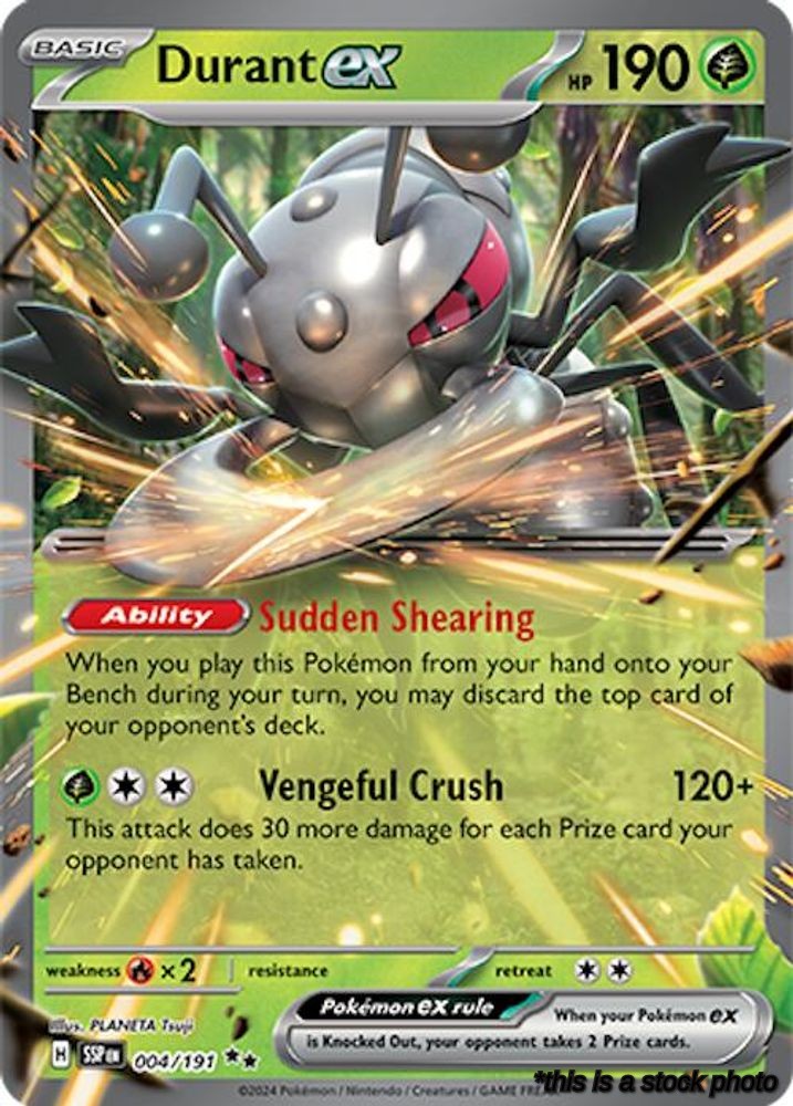 Double Rare Durant ex - 004/191 [004/191 Lightly Played ]