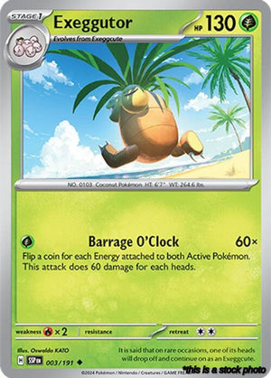Normal Exeggutor [003/191 Near Mint ]