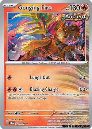 Reverse Holofoil Gouging Fire [038/191 Near Mint ]