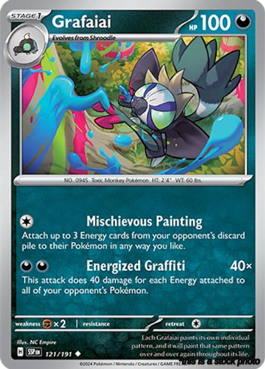 Uncommon Grafaiai [121/191 Near Mint ]