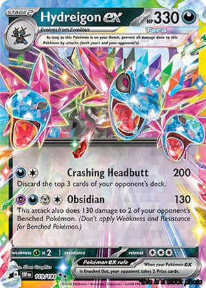 Double Rare Hydreigon ex - 119/191 [119/191 Lightly Played ]
