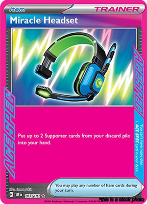 ACE SPEC Rare Miracle Headset [183/191 Near Mint ]