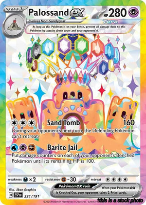Ultra Rare Palossand ex - 221/191 [221/191 Lightly Played ]