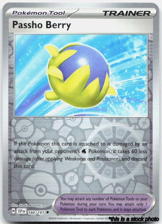 184/191 Passho Berry Uncommon Reverse Holofoil Lightly Played